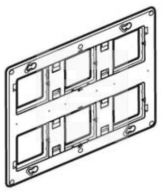 Legrand MESAIC 6 modulių montavimo rėmelis