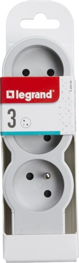 Legrand Nešiojamas ilgintuvas 3X2P+Z B/P-B/S 049496 himp