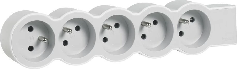 Legrand Nešiojamas ilgintuvas 5X2P+Z B/P-B/S 049498 himp