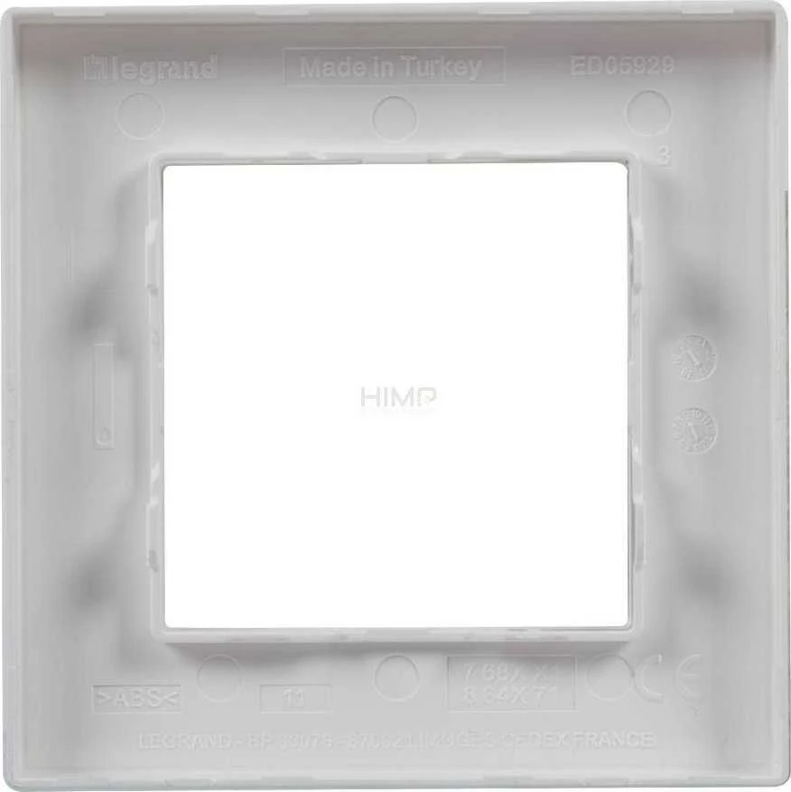Baltas rėmelis Niloe Step Legrand 863191