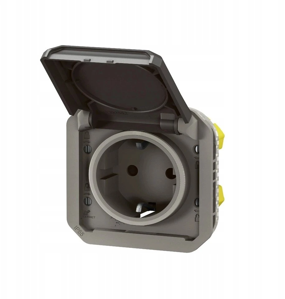 Kištukinio lizdo mechanizmas Legrand 069871L (Antracitas)