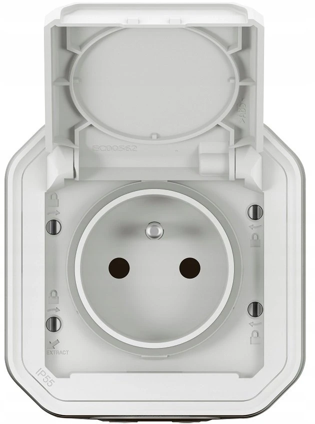 Legrand NOWE PLEXO Lizdas 2P+Z zaciski auto komplet potinkinis 16A - 250V AC balta 069870L