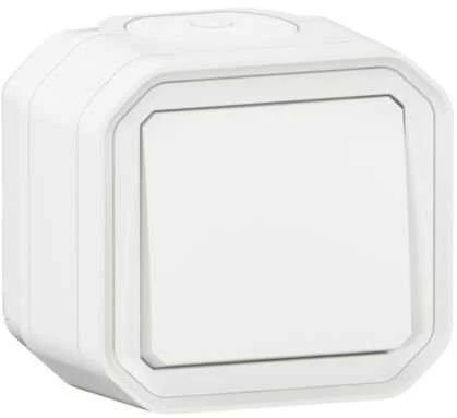 Legrand 069751L NAUJAS PLEXO 55 Laiptų jungiklių komplektas montuojamas ant paviršiaus 10 AX - 250V AC baltas 069751L