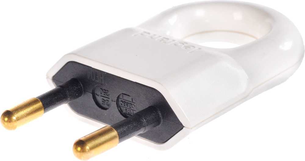 Legrand Wtyczka przenośna Euro 2P 2,5A balta (50310)