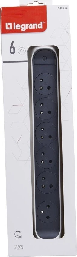 Legrand Sukamasis Extender 6X2P+Z 3M-B/G Legrand 049462 hep