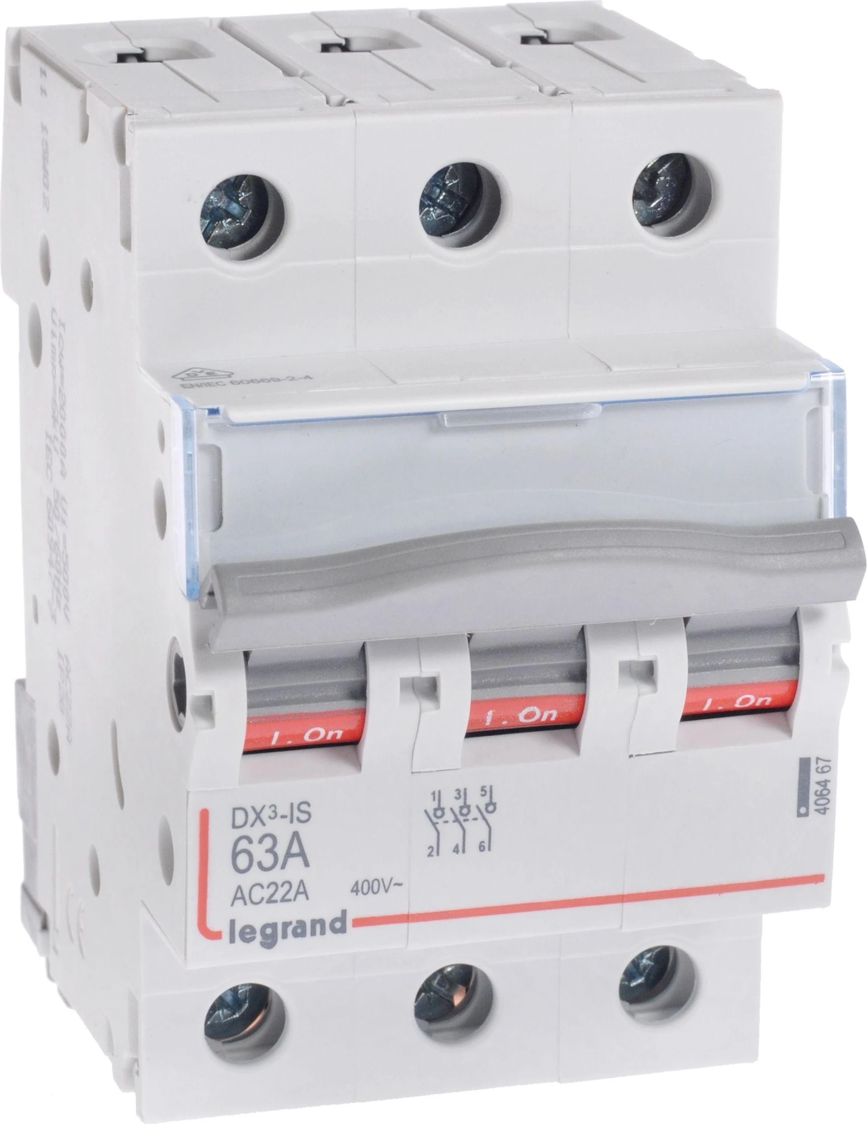 IZOLIUOJANTIS JUNGIKLIS LE-406467 TRIFAZIS 63 A LEGRAND