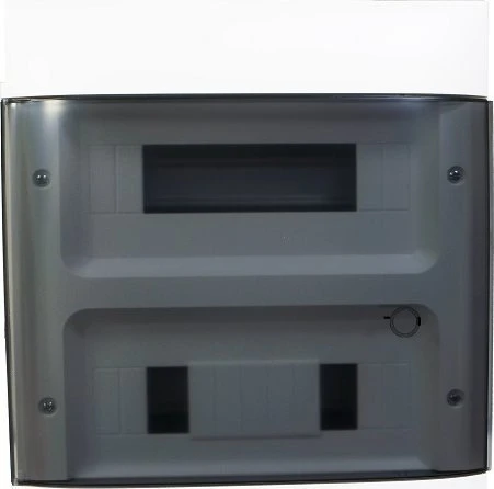 Legrand 135412 PRACTIBOX S įleidžiamas modulinis skirstytuvas tuščiavidurėms sienoms 2x12 skaidrios durys 135412