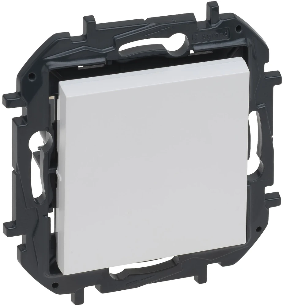 Perjungiklis LEGRAND NILOE STEP, baltos spalvos