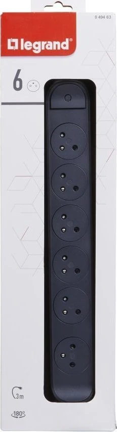 Legrand Sukamasis ilgintuvas 6X2P+Z 3M-C/G Legrand 049463 himp