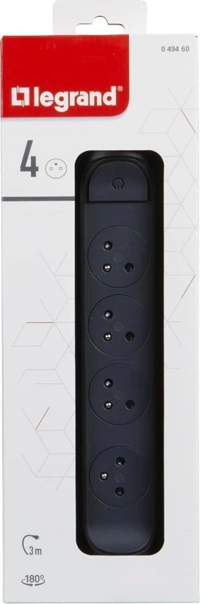 Legrand Sukamasis prailginimo laidas 4X2P+Z 3M-C/G Legrand 049460 himp