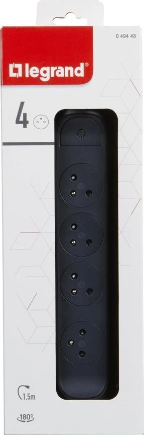 Legrand Sukamasis prailginimo laidas 4X2P+Z 1.5M-C/G Legrand 049448 himp