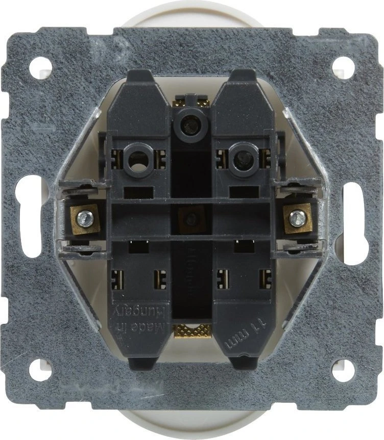 Legrand SUNO Dvivietis lizdas 2x2P + su balta 16A 250V sraigto terminalai 721191
