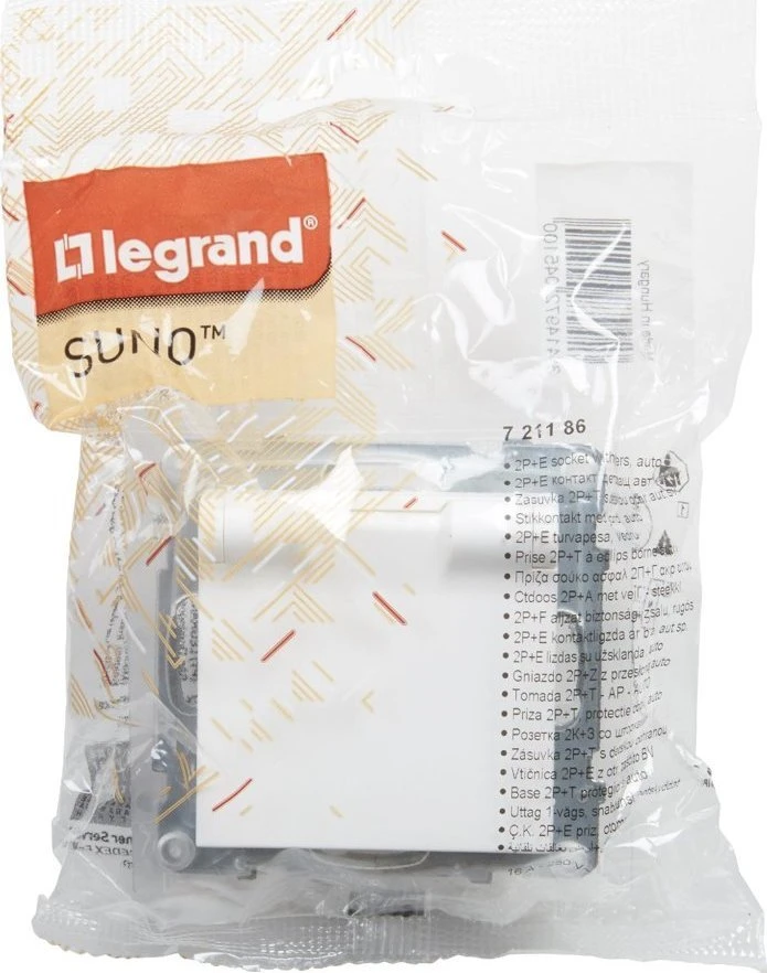 Legrand 2P+Z IP44 16 A 250 V~ automatiniai gnybtai su sklende Baltas (721186)