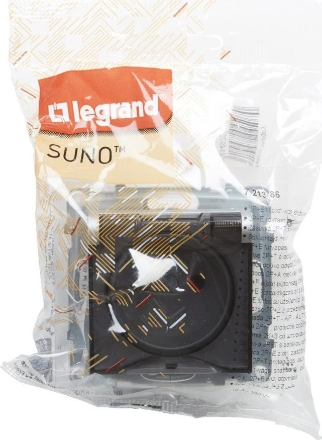 Legrand SUNO - lizdas 2P + Z IP44 - 16 A - 250 V ~ - automatinis terminalai - su diafragma, aliuminio - Legrand 721386 Himp