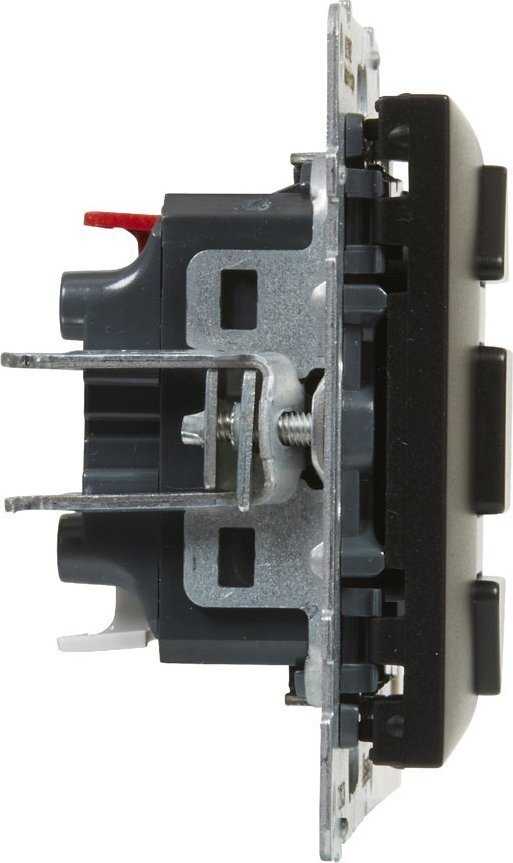 Legrand SUNO - Roletų jungiklis - 6 AX - 250 V~ - 3 padėtys: aukštyn, žemyn, stabdymas - tiesioginis roletų valdymas, juodas - Legrand 721439 hep