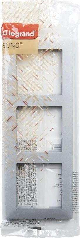 Legrand SUNO trigubas aliuminio rėmas 721513