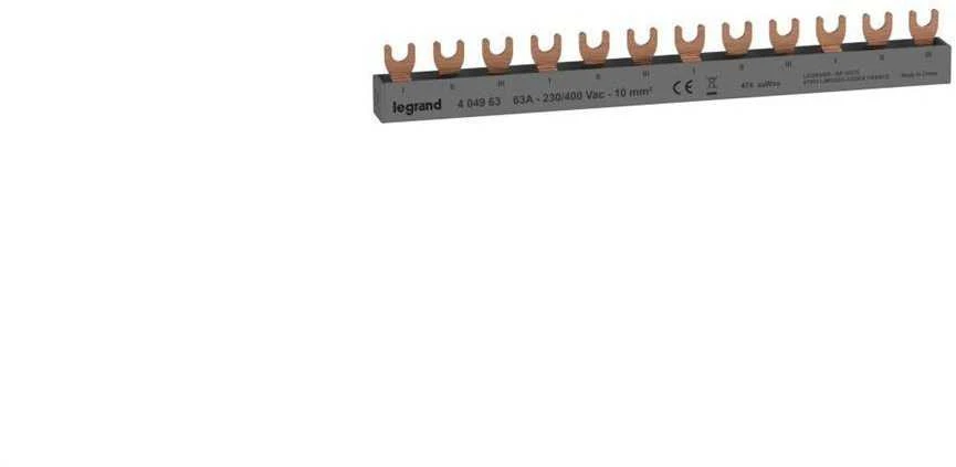 Legrand BUS, 3P, 63A 4 MODULIAI BI3-3P-12