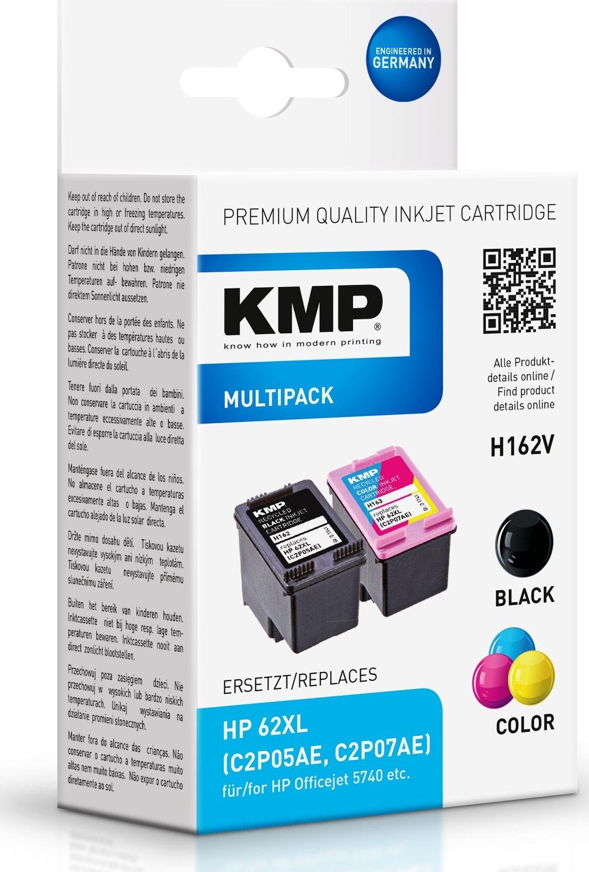 Legrand Tusz KMP KMP H162V Promo Pack BK/Color komp. su HP C2P05AE/C2P07AE