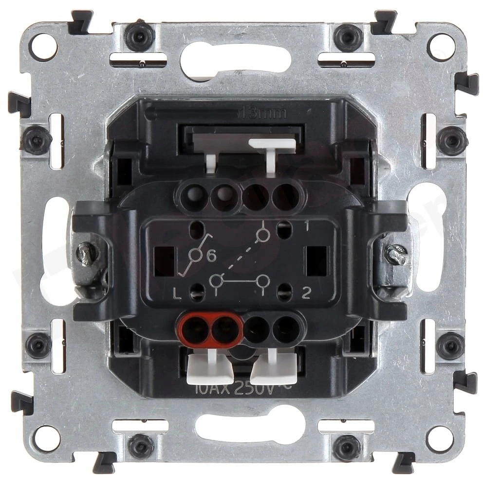 Legrand 756316 VALENA LIFE juodas laiptų jungiklis 10AX 250V 756316