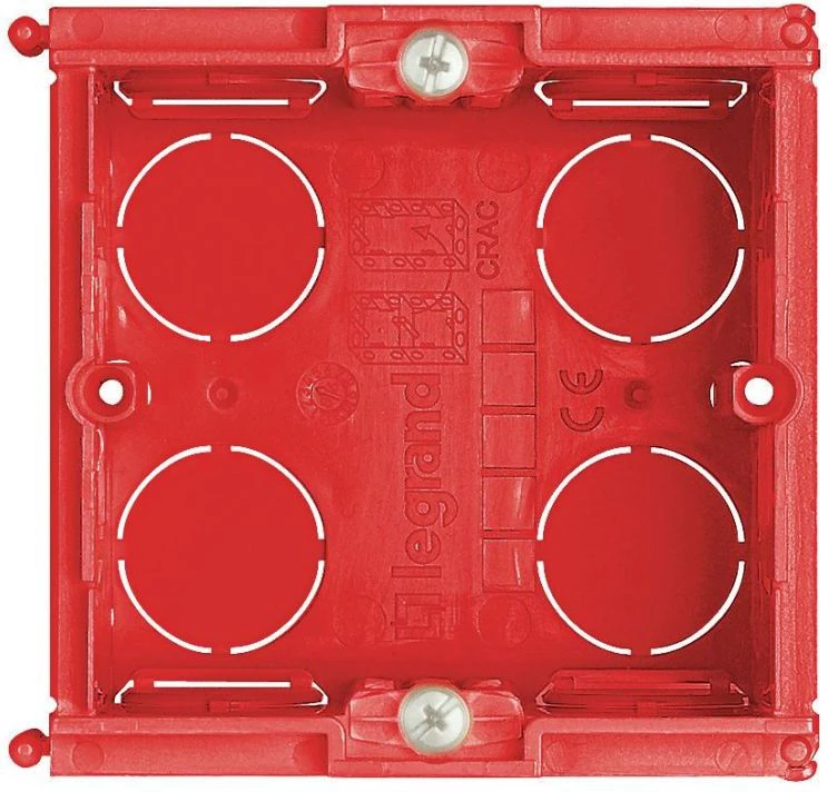 Legrand Vienkartinė dėžutė - plytų sienos 71x71x43mm (080141)