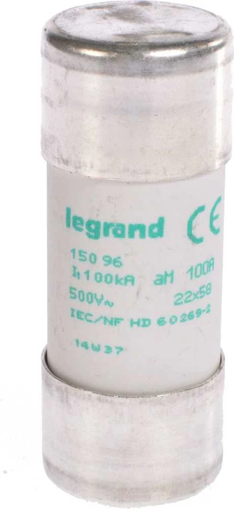 Legrand 100A 22x58mm cilindrinis saugiklis