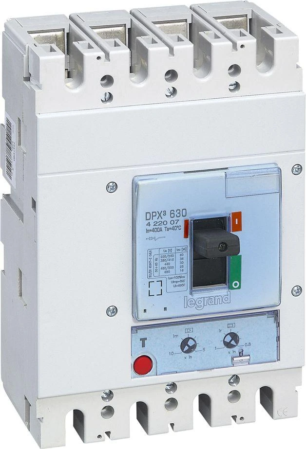 Legrand Maitinimo jungiklis 400A 4P 36kA DPX3 630 TM (422007)