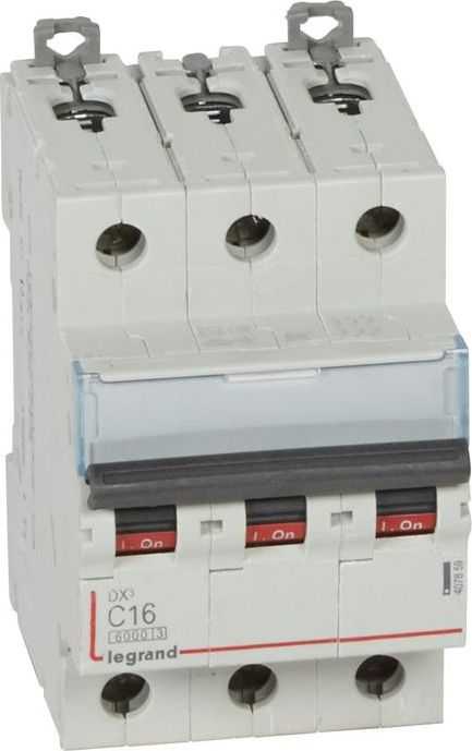 Legrand 407859 Grandinės pertraukiklis 3P C 16A 6kA S303 DX3 407859