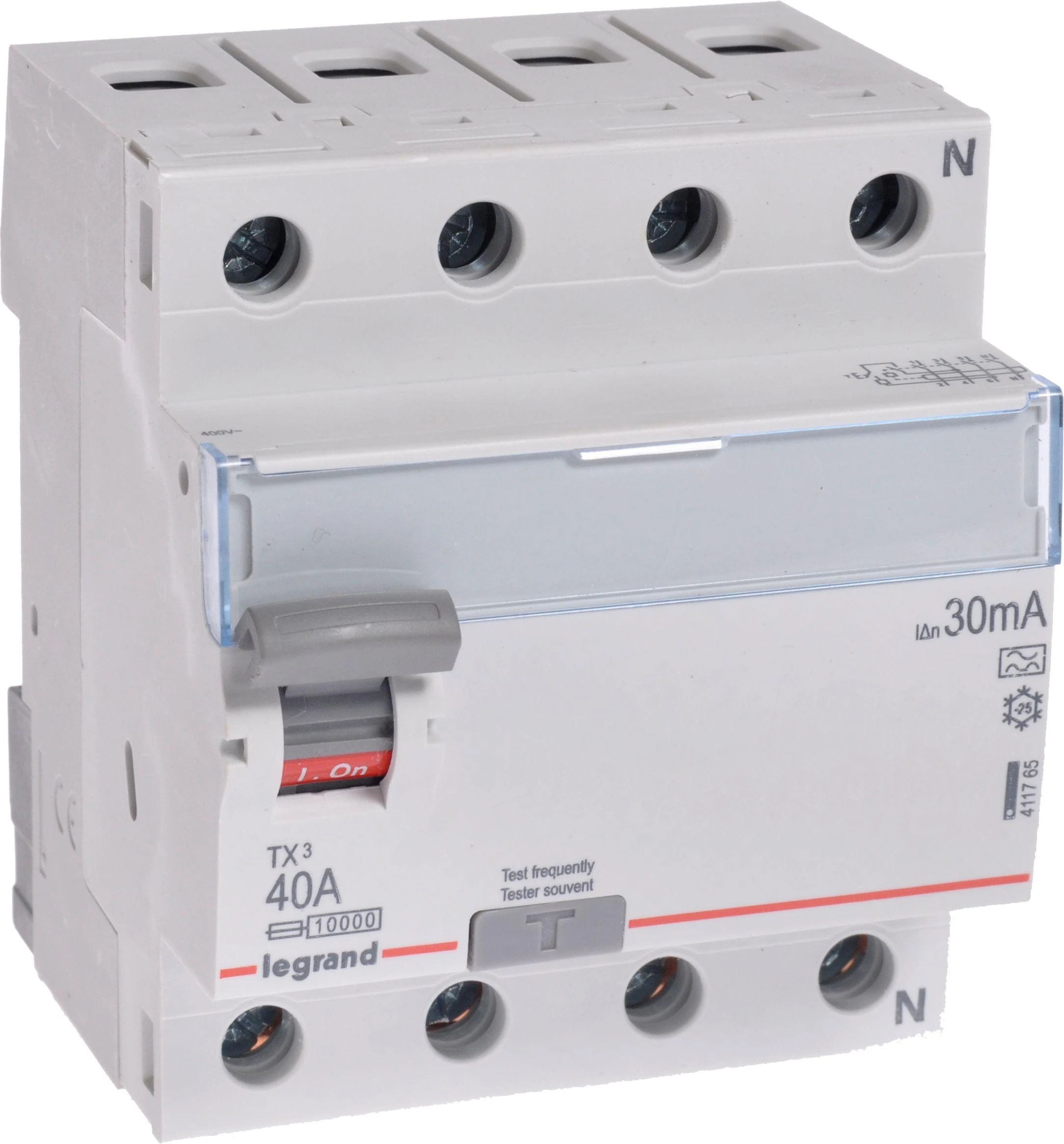 Legrand RCD 4P 40A 0.03A tipas A P304 - 411765