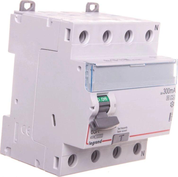 Vanpee Westerberg Srovės nuotėkio jungiklis DX3 PFI 63A 300mA, 4P, 4M, 10kA, selektyvus