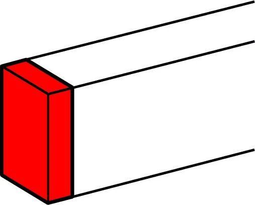 Legrand DLP-N dangtelis, skirtas 35X80 IR 50X80 BALTAI
