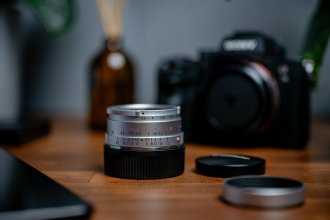 Objektyvas Voigtlander Objektyvas Voigtlander Color Skopar II 28 mm f/2,8, skirtas Leica M – sidabrinis