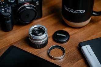Objektyvas Voigtlander Objektyvas Voigtlander Color Skopar II 28 mm f/2,8, skirtas Leica M – sidabrinis