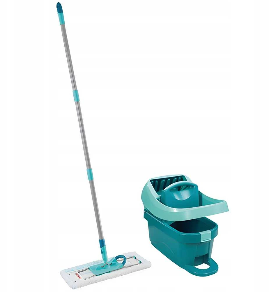LEIFHEIT grindų šepetys su sulankstoma rankena dėžutėje Profi XL medvilninis plus 42 cm