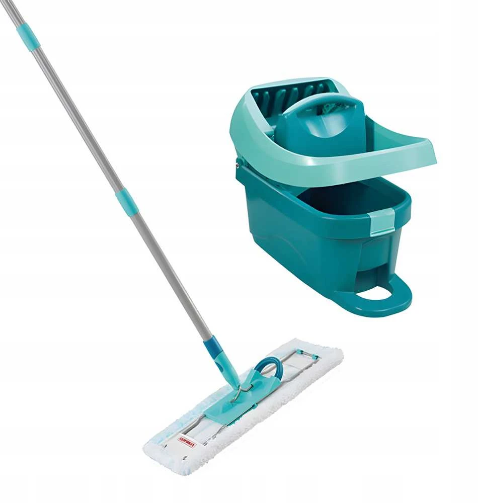 LEIFHEIT grindų šepetys su sulankstoma rankena dėžutėje Profi XL medvilninis plus 42 cm