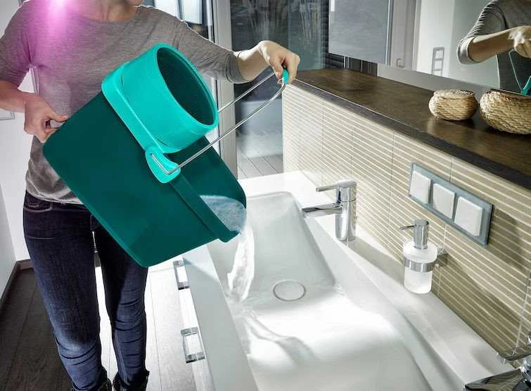 Leifheit 52127 rinkinys - šluostė ir kibiras „Clean Twist M Ergo“ + NEMOKAMAS itin stiprus grindų valiklis 1 l