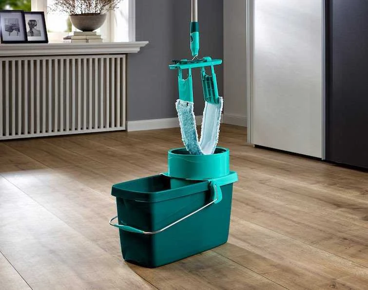 Leifheit 52127 rinkinys - šluostė ir kibiras „Clean Twist M Ergo“ + NEMOKAMAS itin stiprus grindų valiklis 1 l