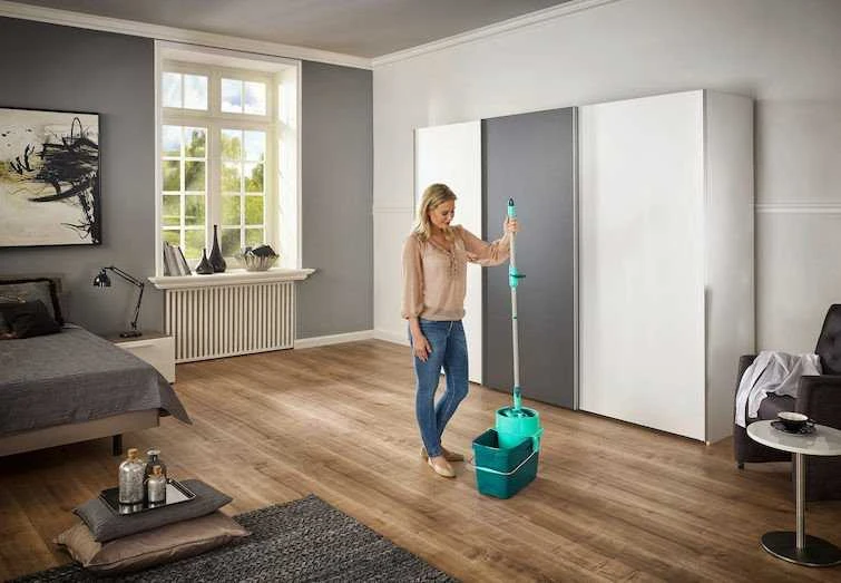 Leifheit 52127 rinkinys - šluostė ir kibiras „Clean Twist M Ergo“ + NEMOKAMAS itin stiprus grindų valiklis 1 l