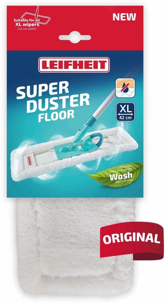 Leifheit Grindų šepetys Superduster Floor M 33cm 4006501555175