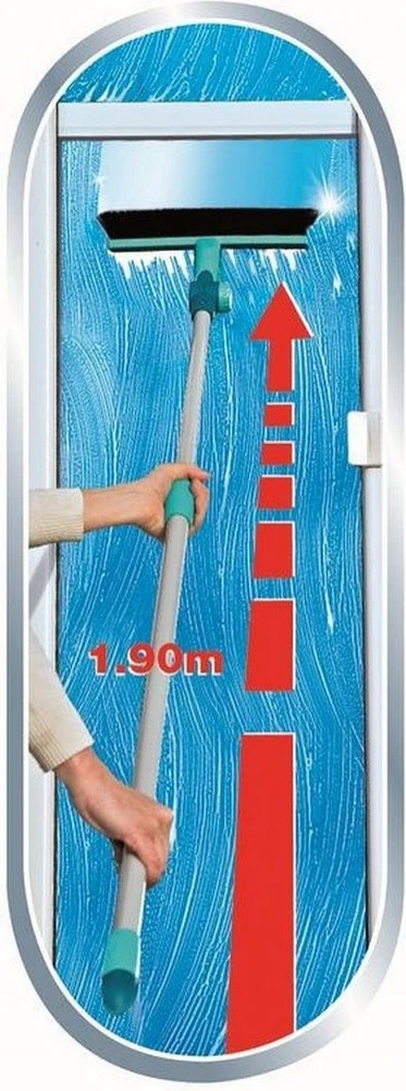 Leifheit Langų valymo šepetys su teleskopine rankena, 28cm, 51104