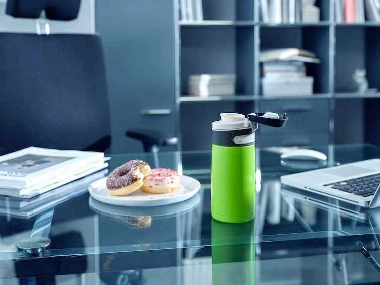 Trixie Leifheit 03249 travel mug 350 ml Juodas, Žalias Nerūdijantis plienas