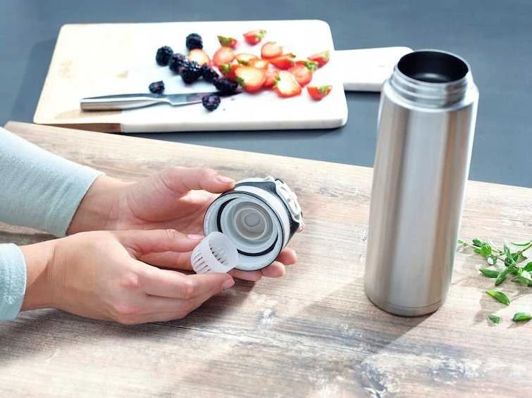 Leifheit 03272 travel mug 600 ml Sidabrinis Nerūdijantis plienas