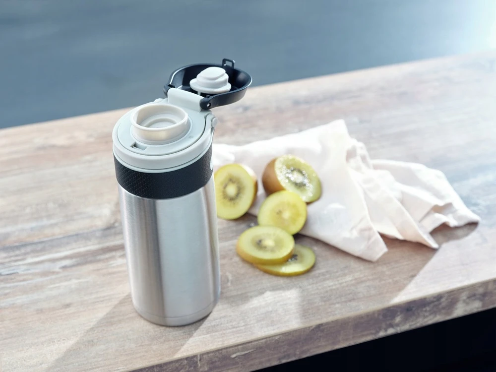 Leifheit Leifheit 3244 Flip Termo puodelis 350 ml Sidabrinė