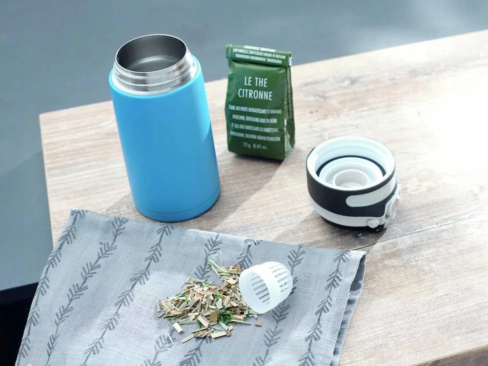 Leifheit Leifheit 3248 Flip Termo puodelis 350 ml Mėlynas