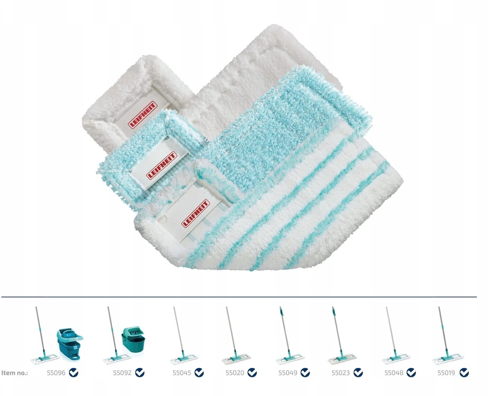 Leifheit Set of changeable cloths 3 pcs. Profi XL micro duo / Superduster / super soft 42cm