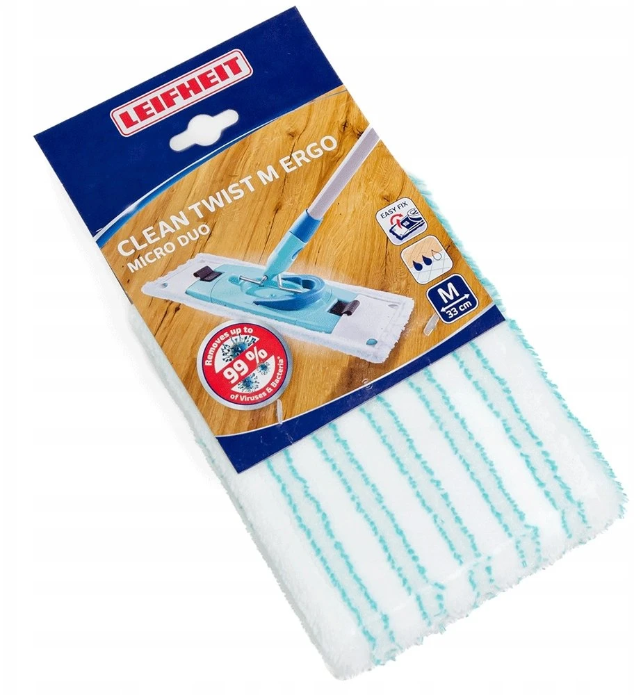 LEIFHEIT Maināmās lupatas 2 agb. Clean Twist / Combi M micro duo 33cm