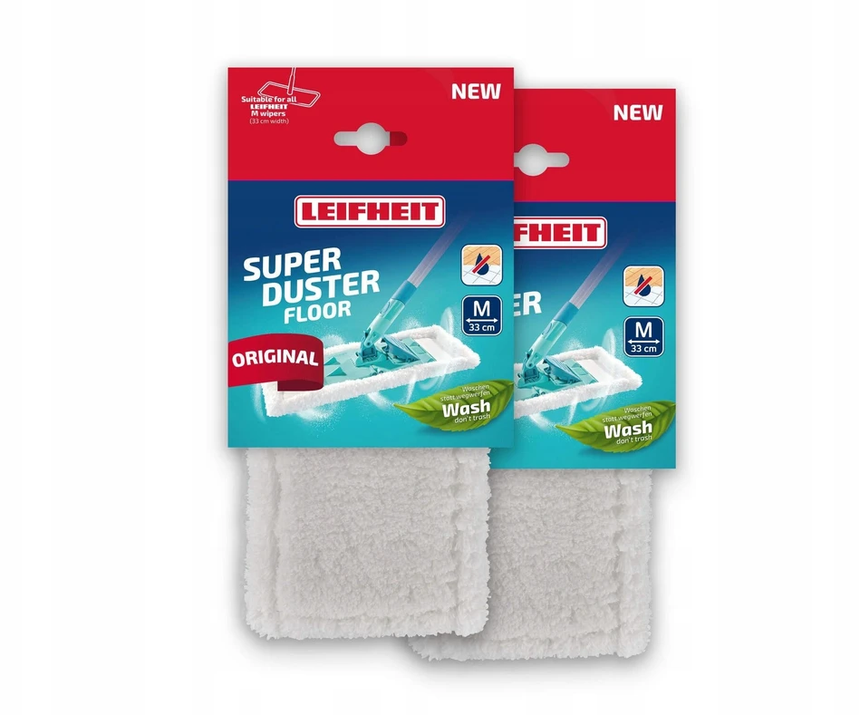 Leifheit Replaceable cloths 2 pcs. Superduster Floor M 33cm