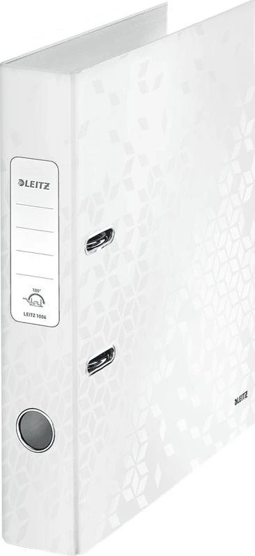 Baltas Leitz 180° segriatorius su geometriniu raštu