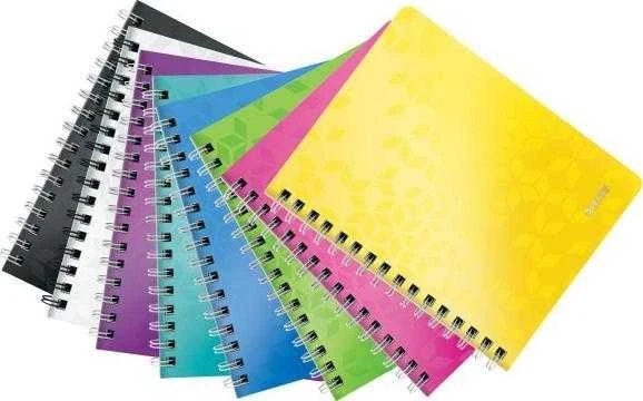 Leitz Languotas sąsiuvinis A5 PP Leitz WOW, juoda 46410095