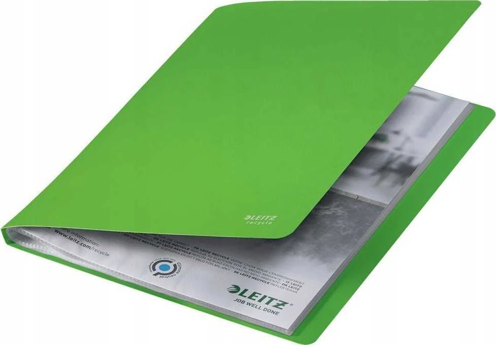 Leitz perdirbto plastiko dokumentų aplankas žalias