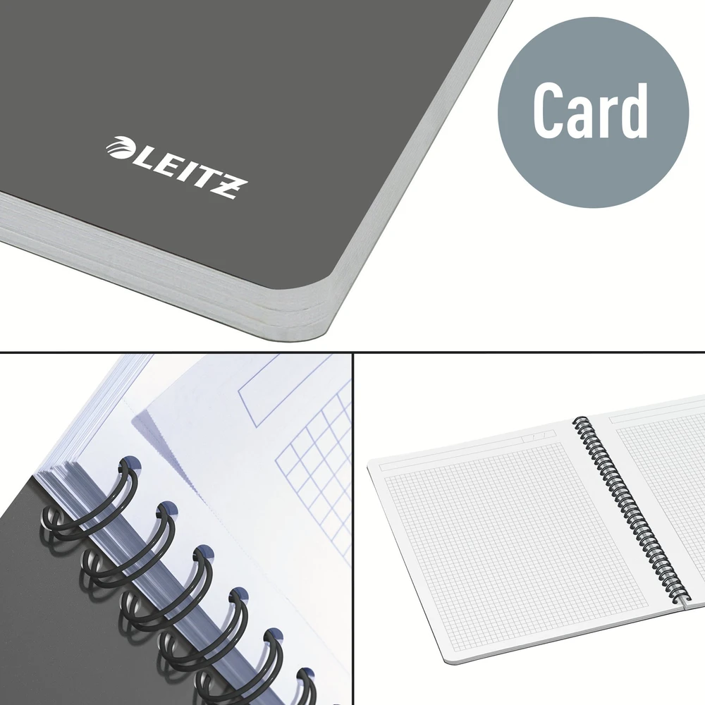 Leitz Ko�onotatnik Office Card A5 kr žalia